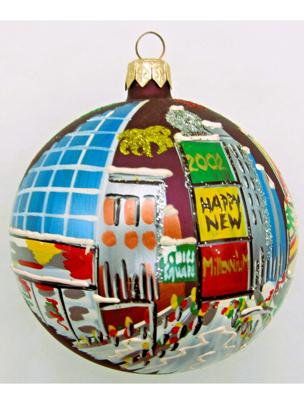 Michael Storrings for Landmark Creations Times Square Christmas Ornament